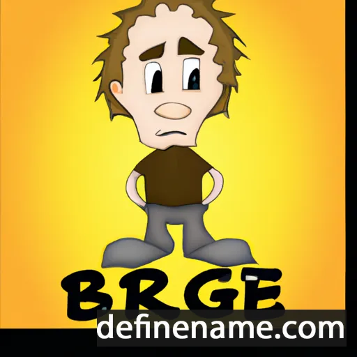 cartoon of the name Brieg