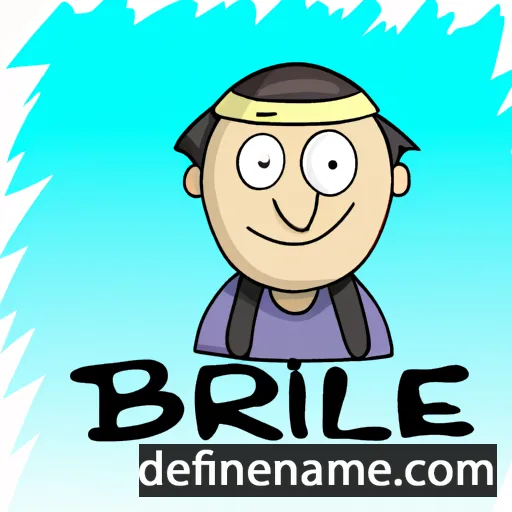 cartoon of the name Briel