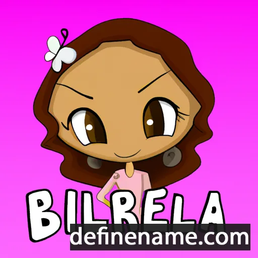 cartoon of the name Briellah