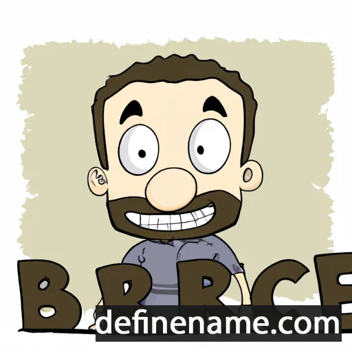 cartoon of the name Brieuc