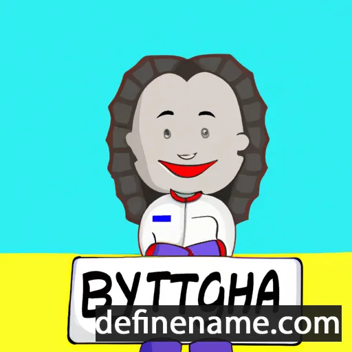 cartoon of the name Brightwyna