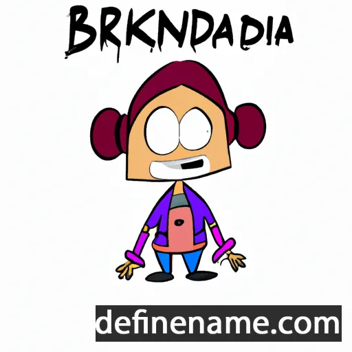 cartoon of the name Brikenda