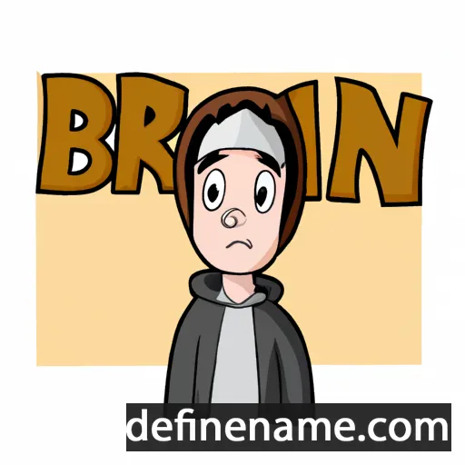 cartoon of the name Brin