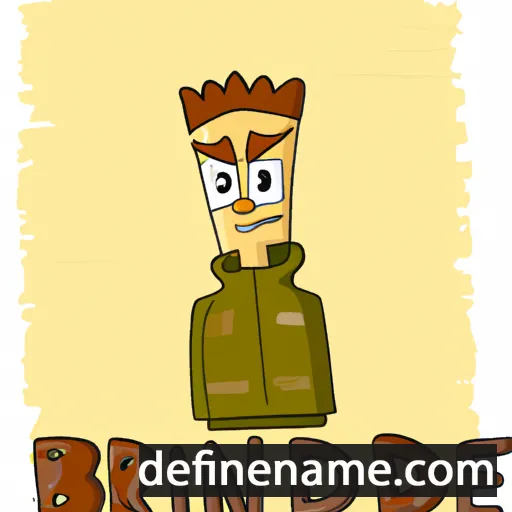 cartoon of the name Brined