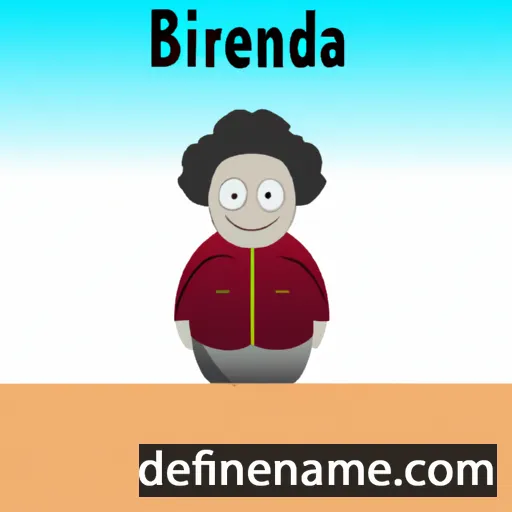 cartoon of the name Brinendra