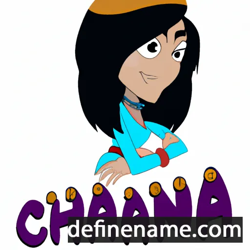 cartoon of the name Charna