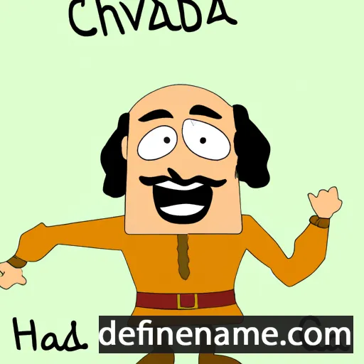 cartoon of the name Chavdar