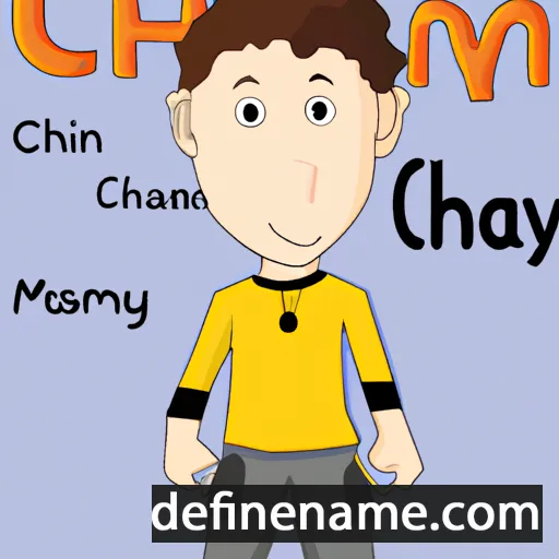 cartoon of the name Chayim