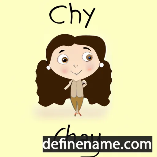 cartoon of the name Chayyim