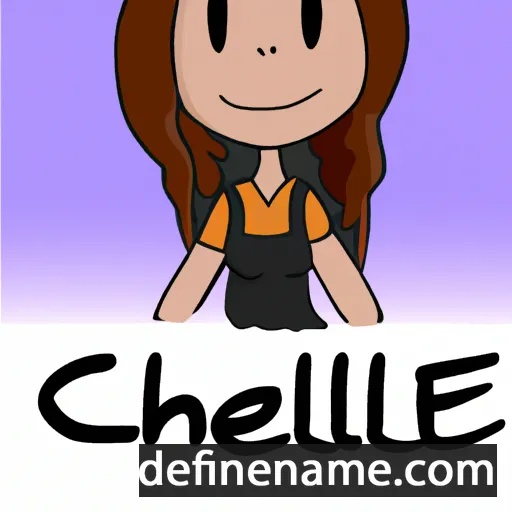 cartoon of the name Chelle