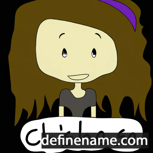 cartoon of the name Chelsie