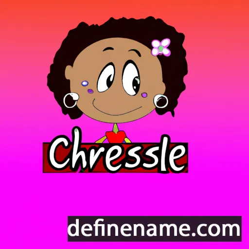 cartoon of the name Cherise