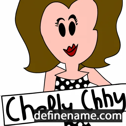 cartoon of the name Cheryl