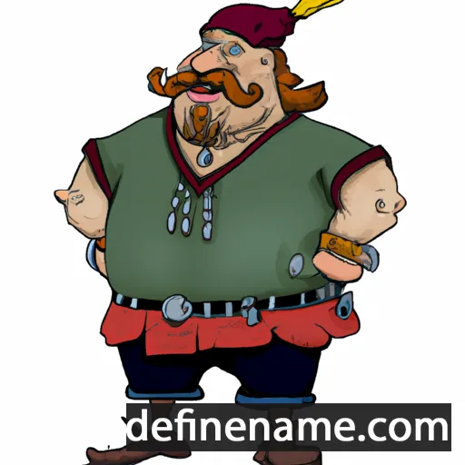 cartoon of the name Chestislav