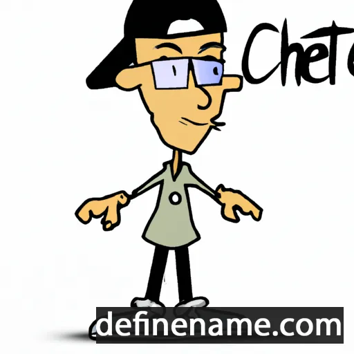 cartoon of the name Chet