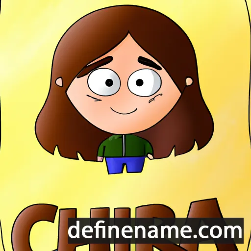 cartoon of the name Chiara