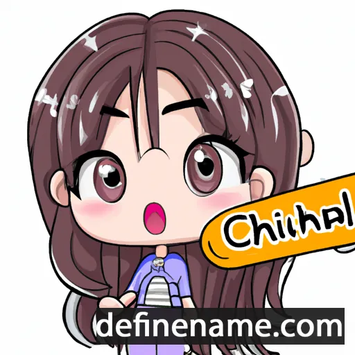 cartoon of the name Chiharu