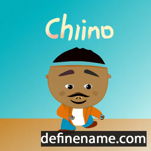 cartoon of the name Chijindum