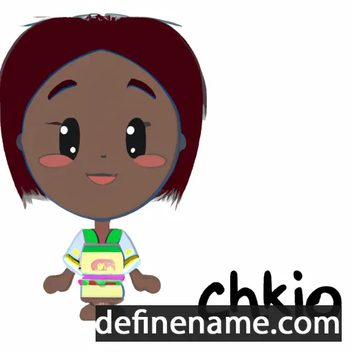 cartoon of the name Chijioke