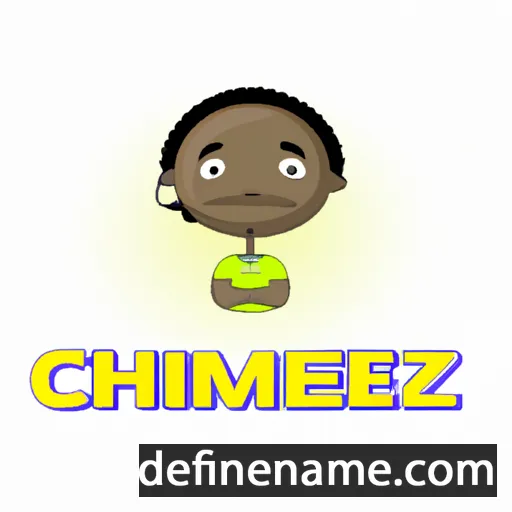 cartoon of the name Chimezie