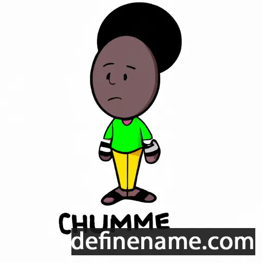 cartoon of the name Chimwemwe