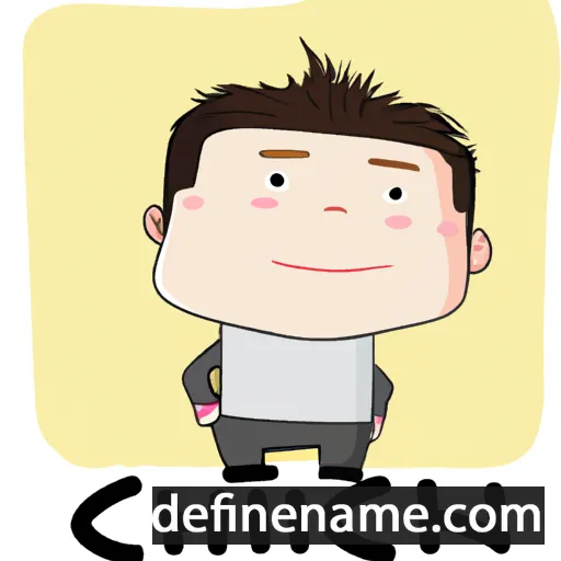 cartoon of the name Chin