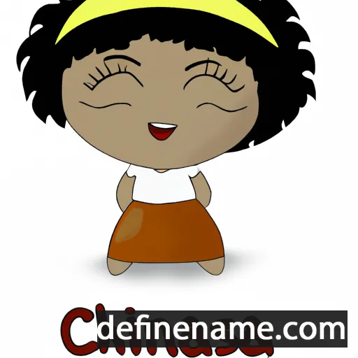 cartoon of the name Chinasa