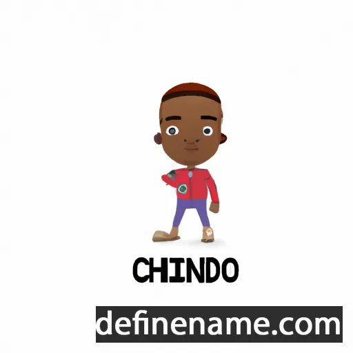 cartoon of the name Chinedu