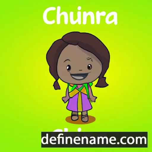 cartoon of the name Chinweuba