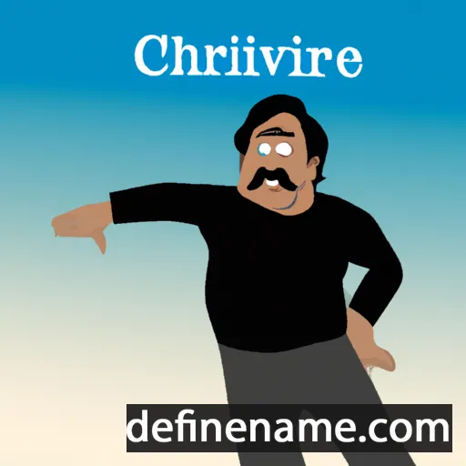 cartoon of the name Chiranjeevi