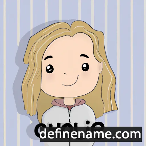 cartoon of the name Chloë