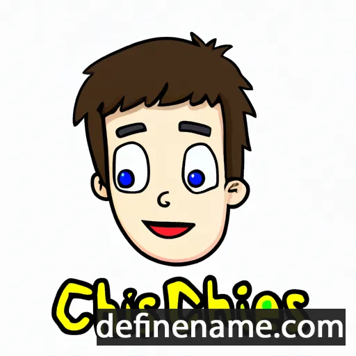 cartoon of the name Chris