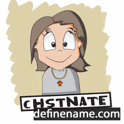 cartoon of the name Christiane