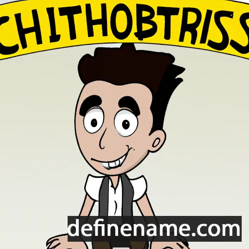 cartoon of the name Christophoros