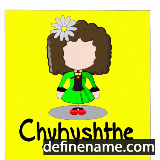 Chrysanthe cartoon