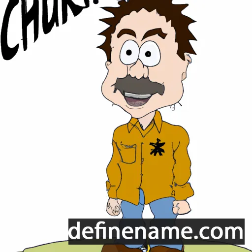 cartoon of the name Chuck