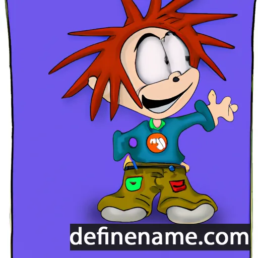 cartoon of the name Chuckie