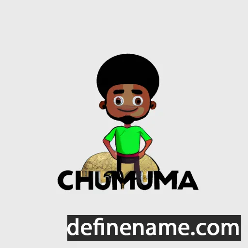 cartoon of the name Chukwuma