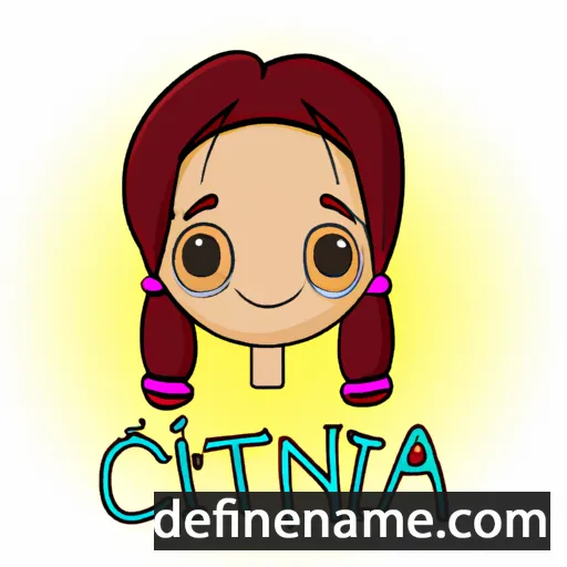 Cíntia cartoon