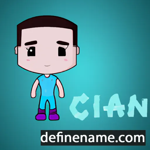 cartoon of the name Cian