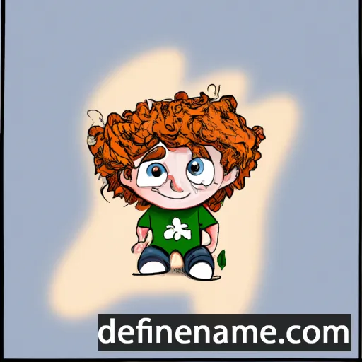 cartoon of the name Cianán