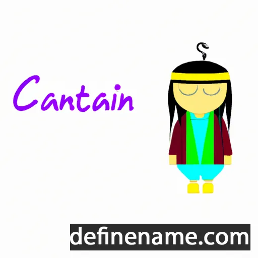 cartoon of the name Ciannait