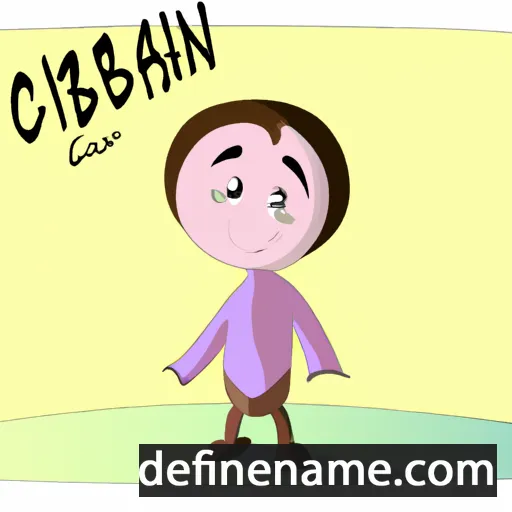 cartoon of the name Cibrán