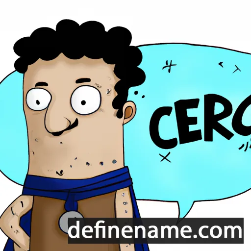 cartoon of the name Cicero