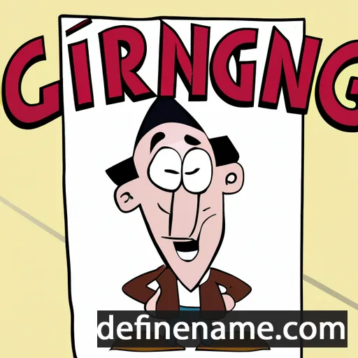 cartoon of the name Cihangir