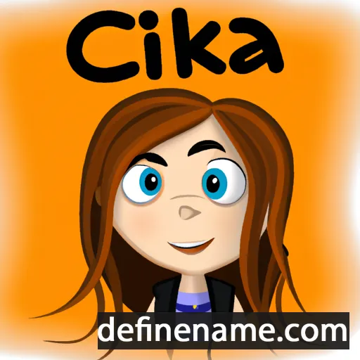 cartoon of the name Cilka