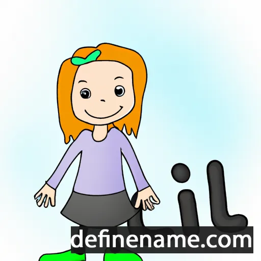 cartoon of the name Cille