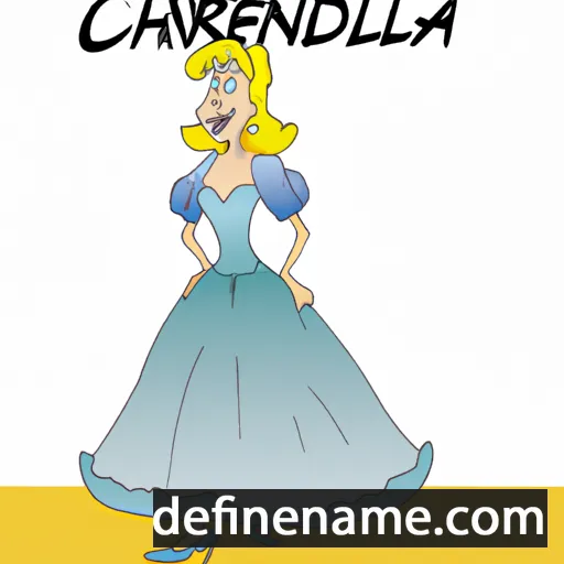 cartoon of the name Cinderella