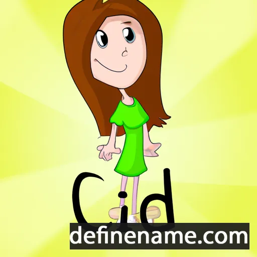 cartoon of the name Cindi