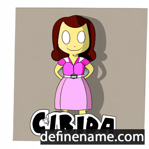 cartoon of the name Cindra